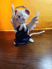 Annalee Mouse Angel 1998 Eyes Closed.