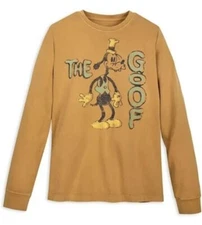 THE GOOF GOOFY LONG SLEEVE SHIRT ADULT Unisex Sz XS DISNEY STORE New With Tag (C