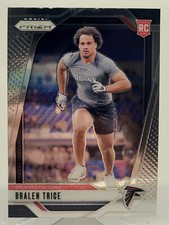 2024 PANINI PRIZM BRALEN TRICE ROOKIE FOOTBALL CARD ATLANTA FALCONS NFL 312 rc