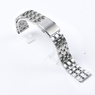 5 Beads Stainless Steel Watch Strap 20/22mm Metal Bracelet for Smart Watch Band
