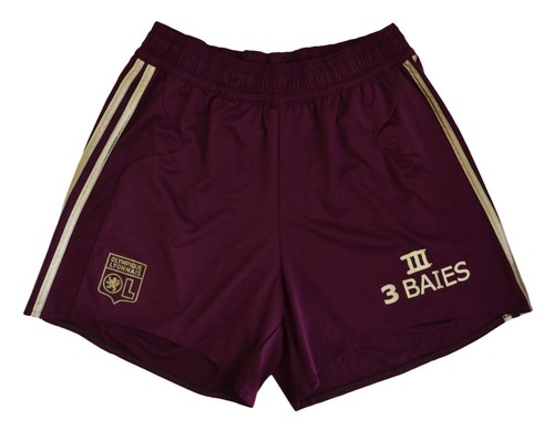 LYON 2010/2011 THIRD FOOTBALL SHORTS ADIDAS M(34) PLAYER ISSUE