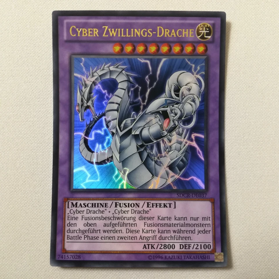 Cyber End-Drache Cyber Zwillings-Drache Yugioh 6 Karten Set Ultra Rare Fusion DE - Bild 2 von 3