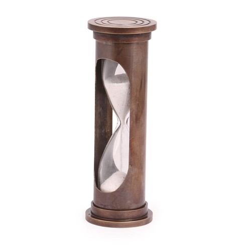 Kugel Sand Timer Stundenglas Uhr Maritim Dekor Motiv Sanduhr 1 Minute - Bild 2 von 4