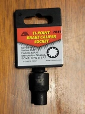 CTA Tools 3/8" drive 11T 11 Point Bendix Truck Air Brake Caliper Socket #7811