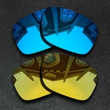 US Blue&Gold Replacement Lenses For-Oakley Holbrook Mix Polarized