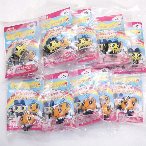 Tamagotchi Miniature Figures JAL Limited Lot of 10 Mametchi Memetchi