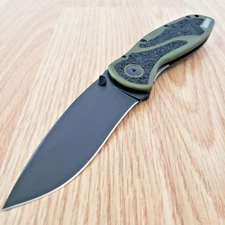 Kershaw Blur 2nd Folding Knife 3.38" 14C28N Steel Blade Aluminum/Trac-Tec Handle