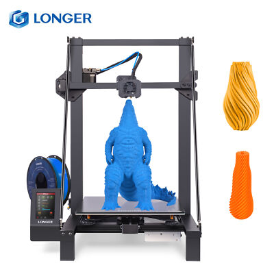 LONGER LK5 Pro FDM 3D Printer with Dual Blower Kit Lattice Glass Platform U1I3