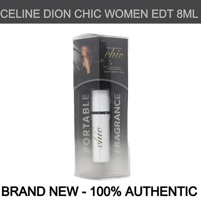 New Celine Dion Chic Eau de Toilette Spray for Women 0.25 oz/8ml
