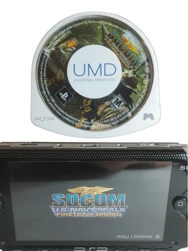 SOCOM US Navy Seals Fireteam Bravo 2 Sony PSP Disc Cartridge Only Tested