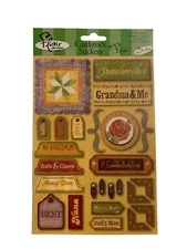 Flair Designs Cardstock Stickers, My Grandmom, #CS067 Acid Free, Lignin free