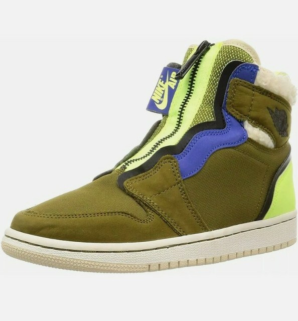 Wmns Air Jordan 1 High Zip Up AJ1 Utility Pack Olive Flak Women AV3723-300 | Kixify Marketplace