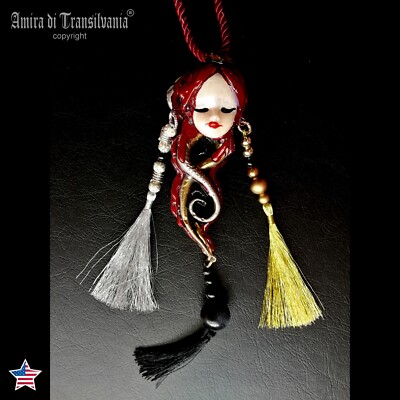Nymphe Lilith Göttin Halskette Gothic Schmuck Juwelen Magical Talisman Anhänger