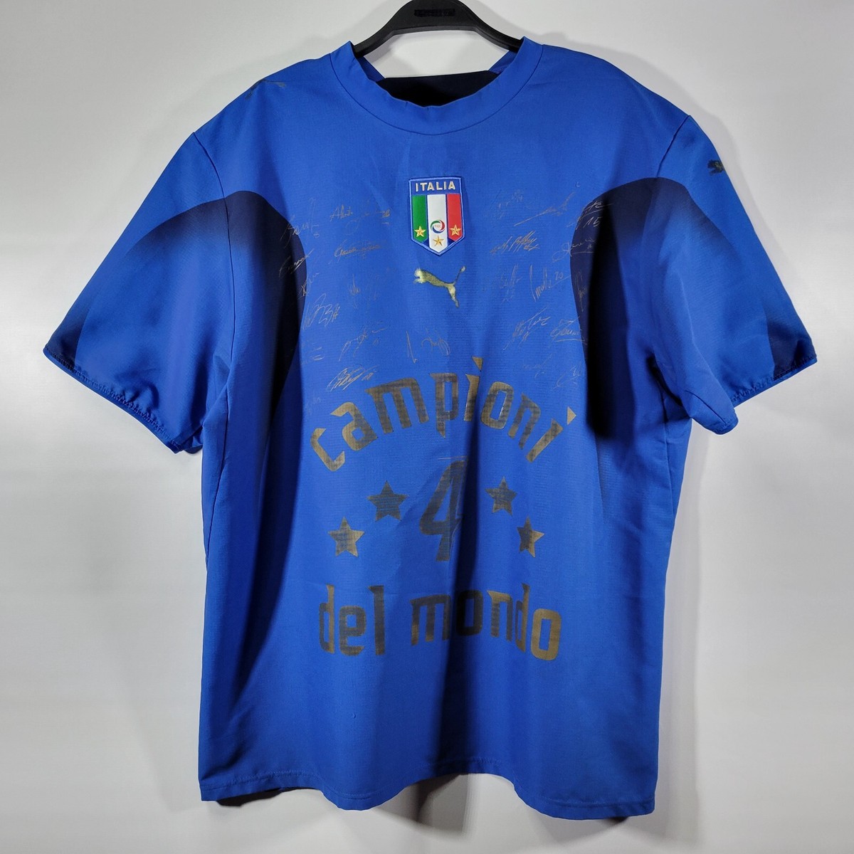 PUMA ワールドカップ2006 優勝記念 イタリア代表ユニ　タグ付 PUMA ワールドカップ2006 優勝記念 イタリア代表ユニ タグ付