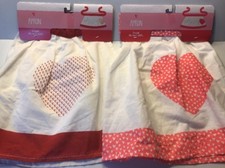 NWT Horizon Group Apron Adult Valentine Hearts Design Pink Red White OSFM