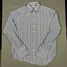 Charles Tyrwhitt Classic Fit Dress Shirt Mens 17 38 French Cuff Blue Green Plaid