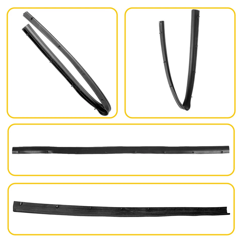 2x Sello de resistencia inferior para puerta delantera para Ford F250 F350 F450 Super Duty 1999-16 Foto 3 de 4