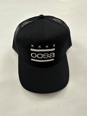 USWNT OOSA Logo Black Graphic Trucker Cap Hat One Size, $19.99