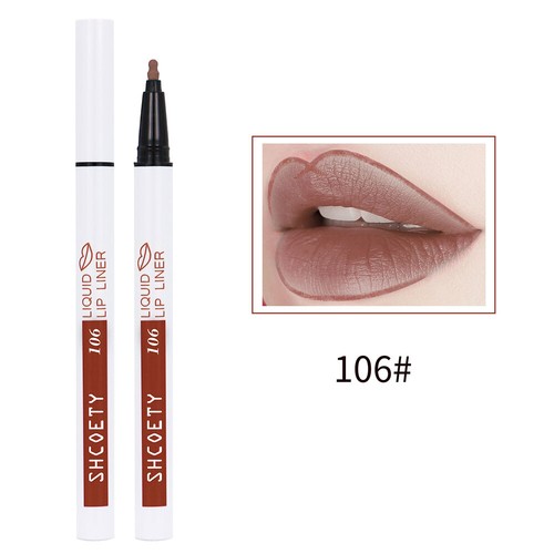 Liquid Lip Liner Matte Silky Lip Stain Marker Natural Makeup Lipliner Cosmetics - Picture 14 of 32