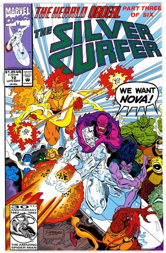 Silver Surfer (1987) #72 VF+ 8.5 First Appearance of Nebula as Cyborg