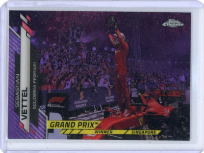その他 2020 Topps F1 Vettel Variation Refractor 2020 Topps Chrome F1 Vettel Variation Refractor SP Sebastian