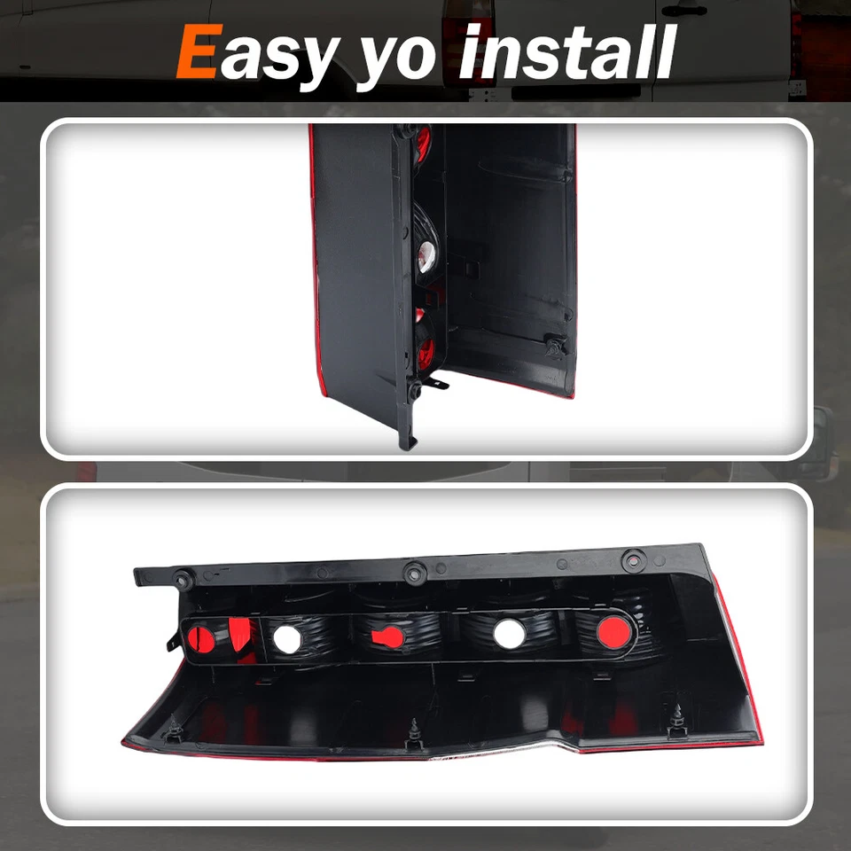 Luz trasera izquierda conductor mercedes-benz sprinter 2500 3500 2007-2017 lámpara trasera Foto 3 de 4