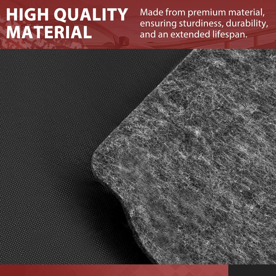 NUEVA almohadilla aislante capó 1/2" con clips negra para Ford Ranger 2006-2012 Foto 4 de 4