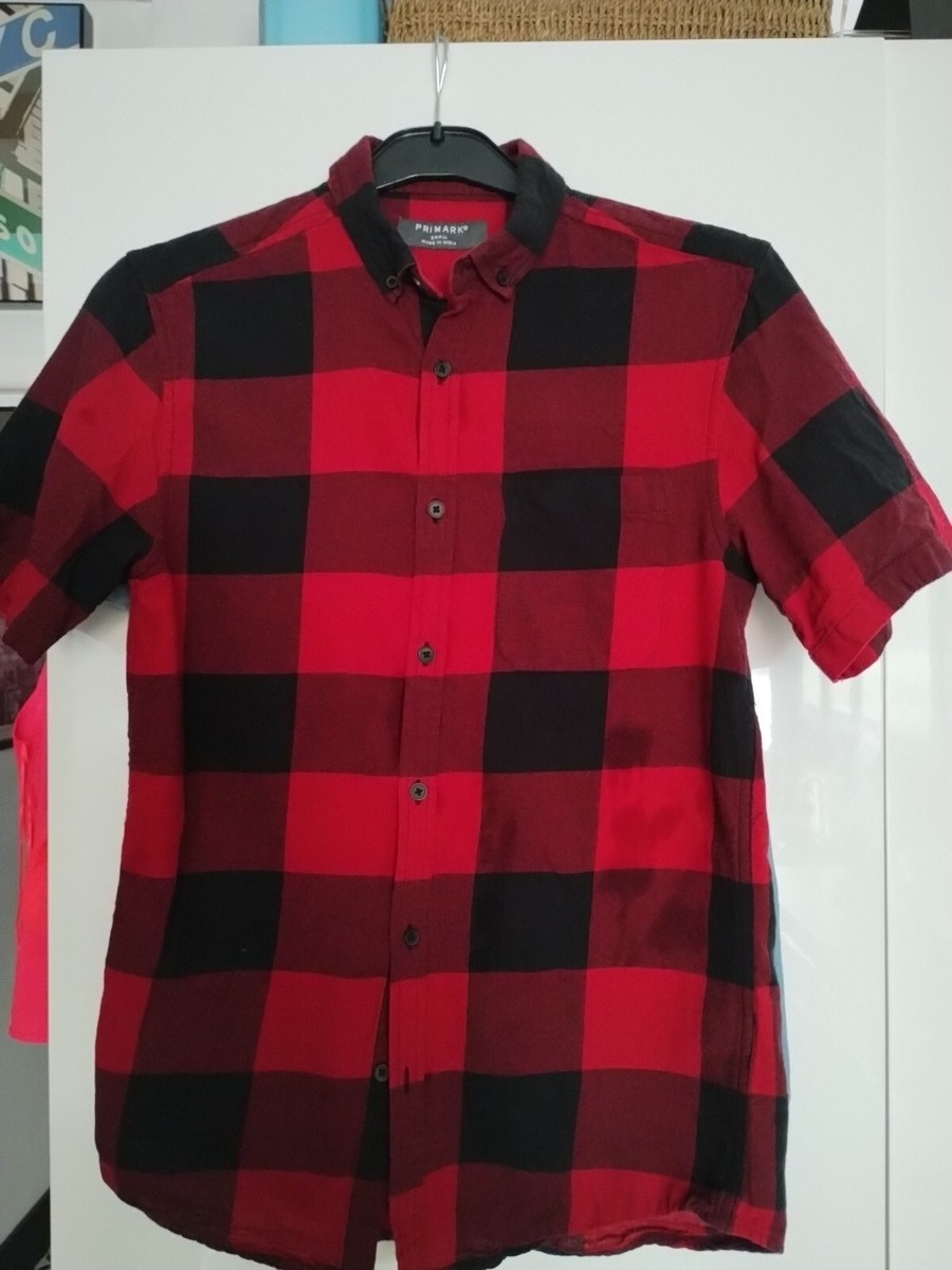 Primark Mens Short Sleeve Shirt Size Small | eBay UK
