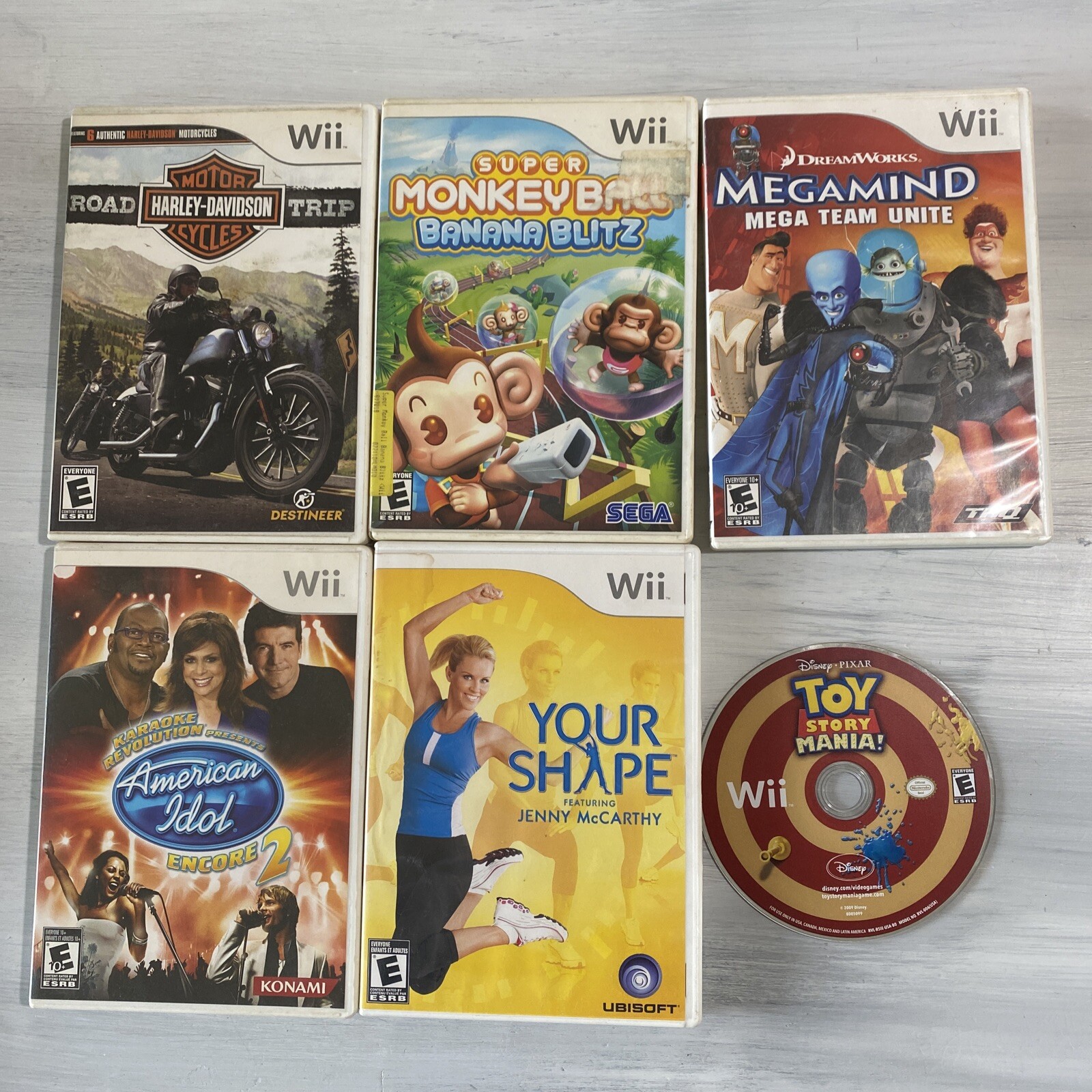 Wii GAMES BUNDLE LOT- Super Monkey Ball, Megamind (6) Games, Tested &  Working | eBay