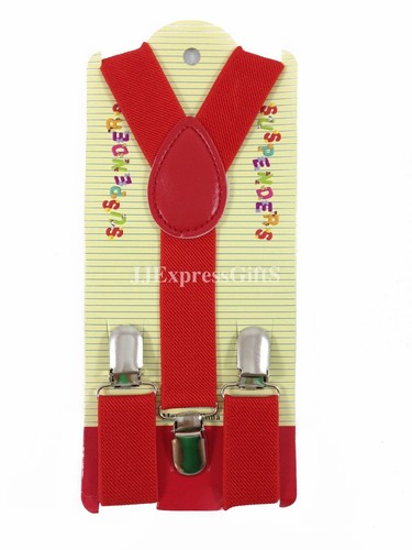 New Suspender + Bow Tie Matching Colors Sets for Boys Girls Kids Child Toddler - Picture 26 of 91