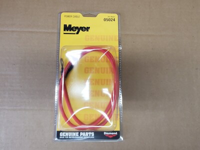 Genuine OEM Meyer 05024 Snow Plow Power Cable Red Battery Cable 36'' Jumper
