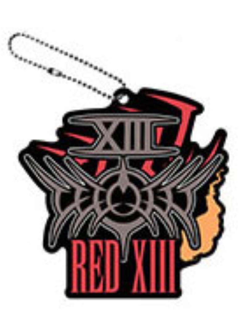 FINAL FANTASY VII REBIRTH Rubber Keychain HKK#1 Red XIII SQUARE