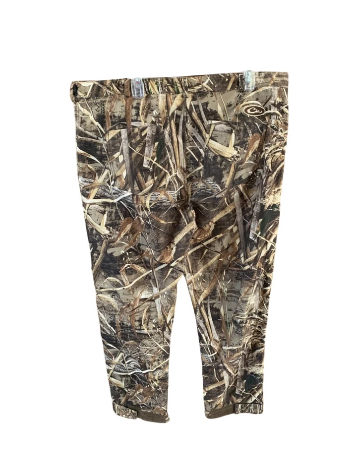Drake Waterfowl Mens Size 40 42 XL Camo Hunting pants Real Tree Max 5 Fleece Lin - Image 4 of 4
