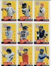 Lot of 39 2013 Hometown Heroes Baseball Cards.  Includes Johnny Damon Zipcode