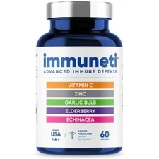 Immuneti - Advanced Immune Defense 5-in-1 Powerful Blend of Vitamin C Zinc El...