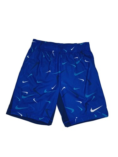 New Nike Youth Boy's Shorts Blue Basketball Training DD8414 Sz Small - Picture 2 of 8