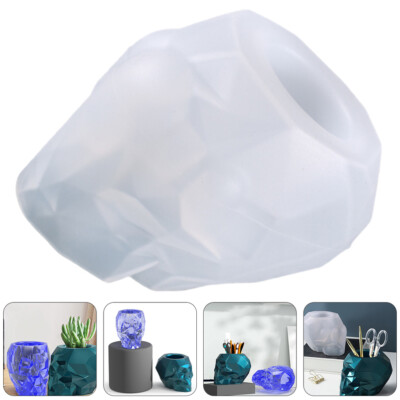 Skull Pen Holder Mold Molds for Resin Silicone Moulds Casting Pot