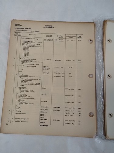 Radio Compass AN/ ARN-7 Handbook Operating Instructions-Original - Foto 7 di 24