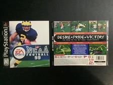 NCAA Football 99 PS1 PlayStation Artwork  Instruction Manual Only