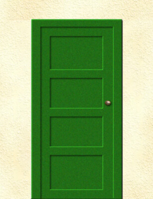 LC26 - Lasercut 4 Panel Doors OO scale pk of 6 Smart Models 