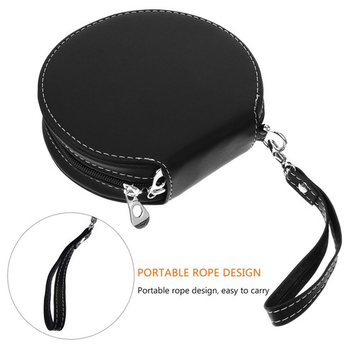 20 Capacity DVD Case Portable Zipper CD Storage Case Holder Disc Bag - Afbeelding 5 van 12