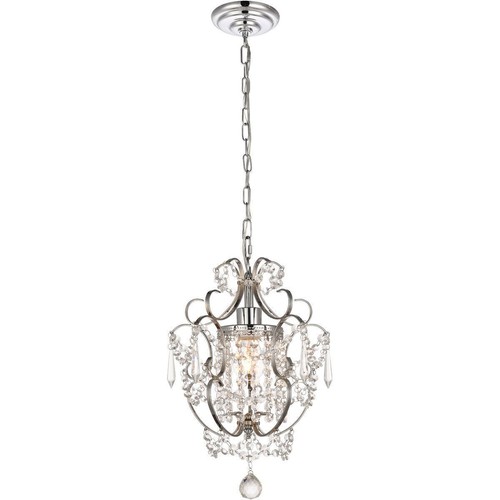 Shabby and Chic Bedroom Bathroom Kitchen Closet Crystal Chandelier Pendant Light