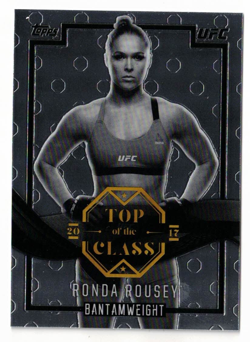 RONDA ROUSEY - 2017 Topps Chrome Top of the Class #TC-RR | eBay