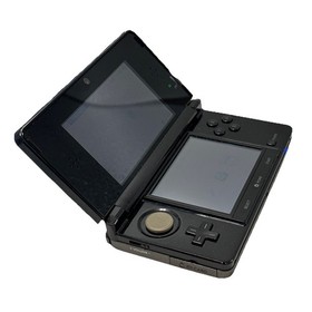 Nintendo 3DS Cosmo Black Console System With Charger Tested Working With Zelda