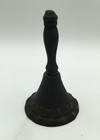 Vintage Cast Iron SOUP'S ON 6" Dinner Bell w/ Decorative Stars Pattern — photo 1