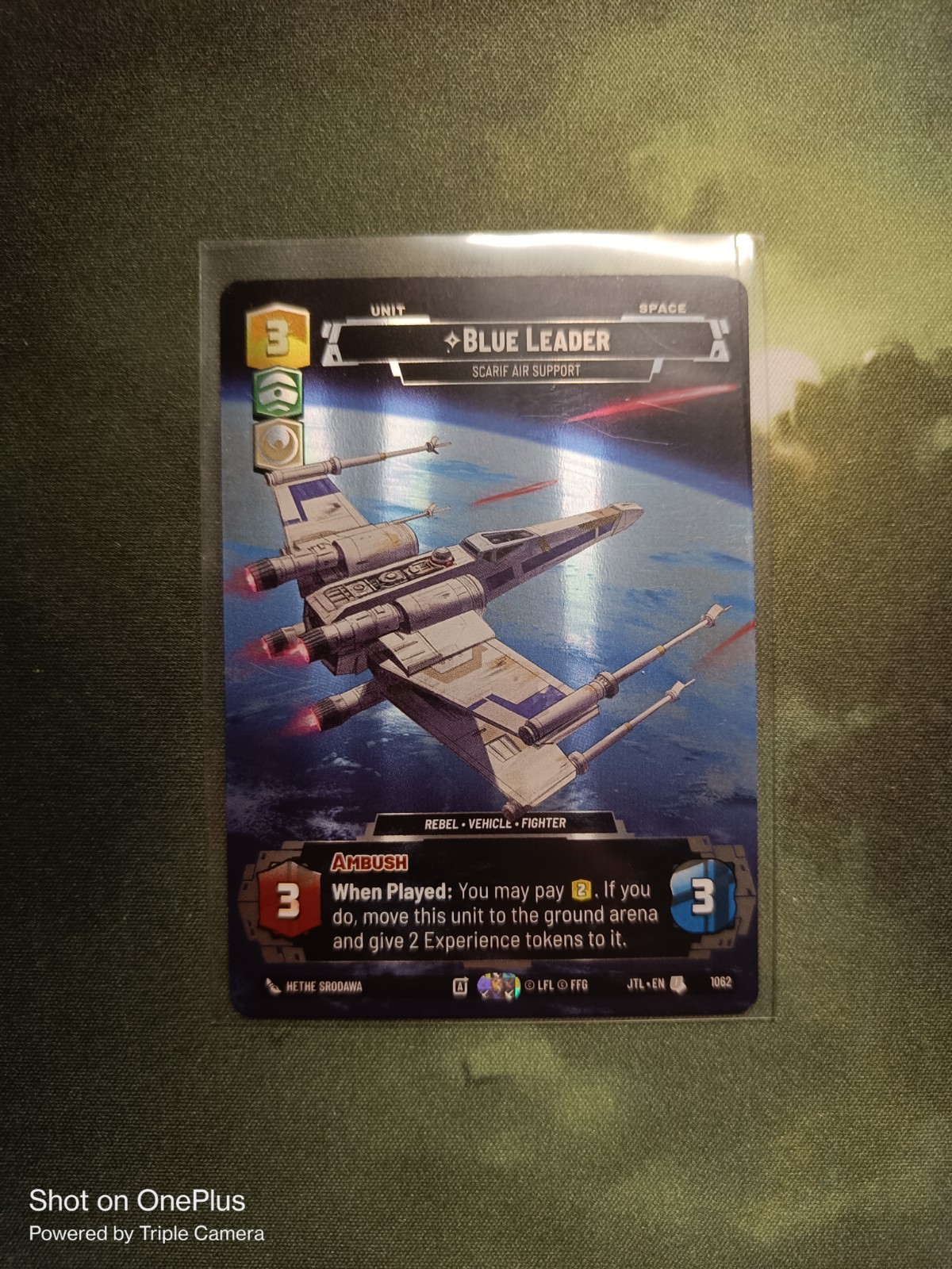 Blue Leader Prestige Foil Uncommon Star Wars Unlimited JTL 1062