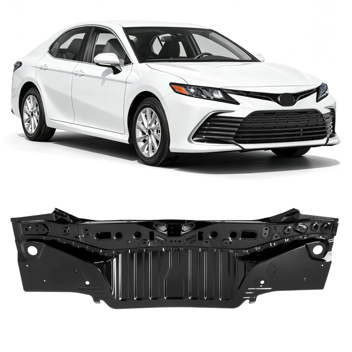 Rear Trunk Body Lower Panel Primed Black For 2018-2024 Toyota