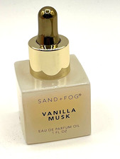 Sand  Fog Eau De Parfum Oil Vanilla Musk Perfume Dropper - Fresh Lovely 1oz