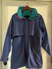 Vtg Eddie Bauer Gore-Tex Jacket Scully X-Files Colorblock Hood Large Rare Find