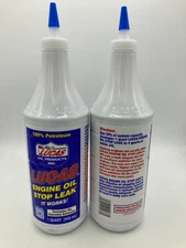 Lucas 10278 Engine Oil Stop Leak Additive - 100% Petroleum -1 Quart Bottle 2 Pk.
